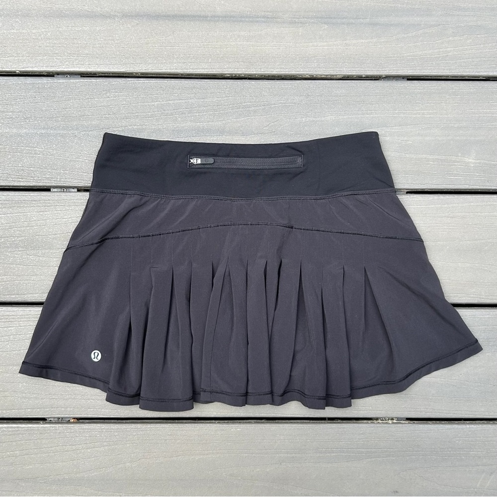 Lululemon Black Tennis Skirt, Size 2